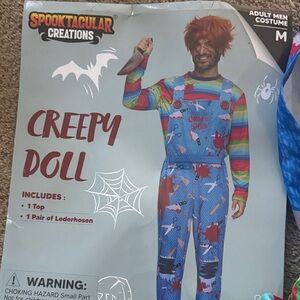 Creepy doll men’s costume